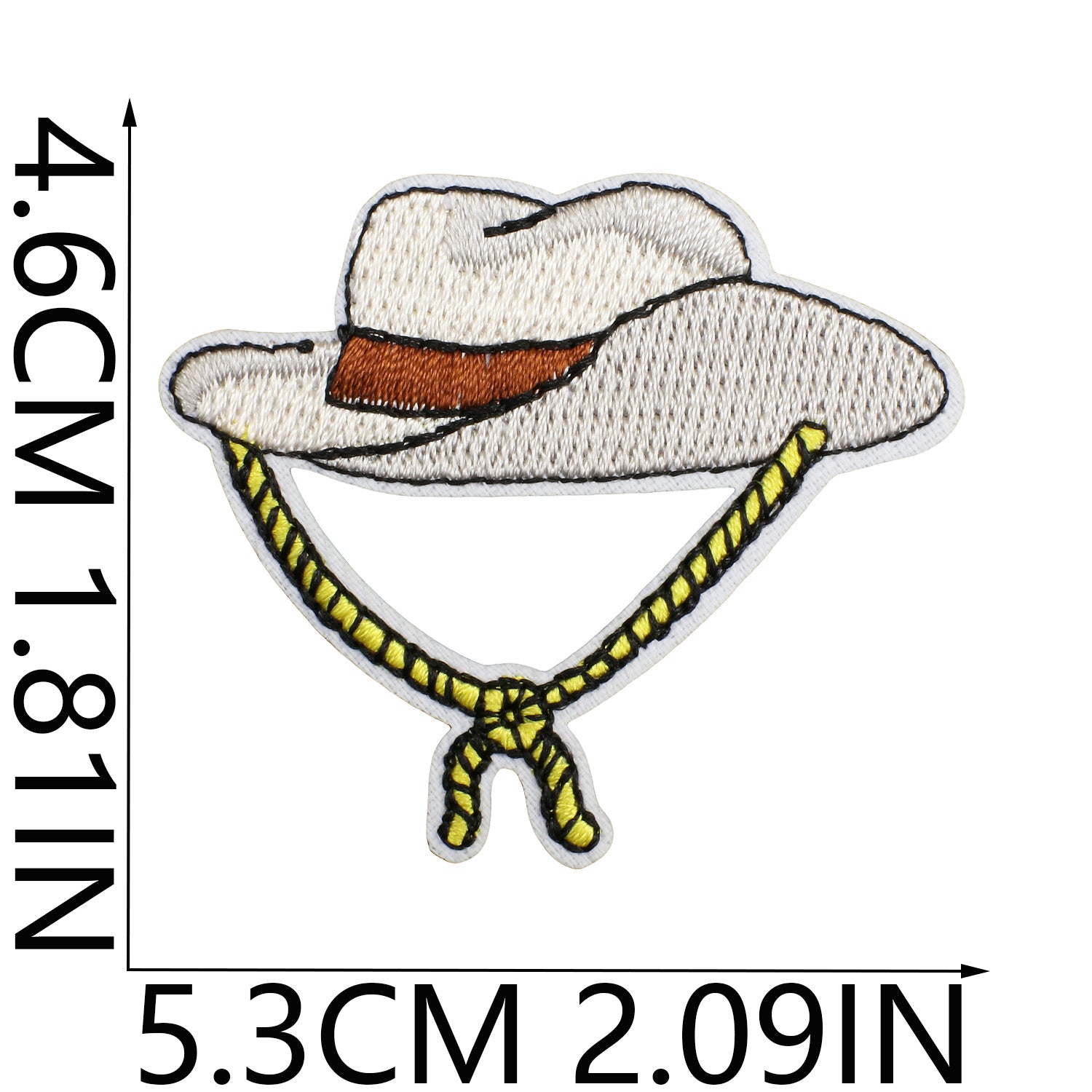 Wholesale Brown Western Embroidered Clothing Patches
